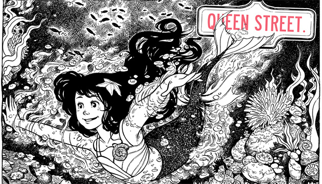 The graphic novel Queen Street has been inspired by the story of the artist’s mother, a Filipina immigrant to Canada.
