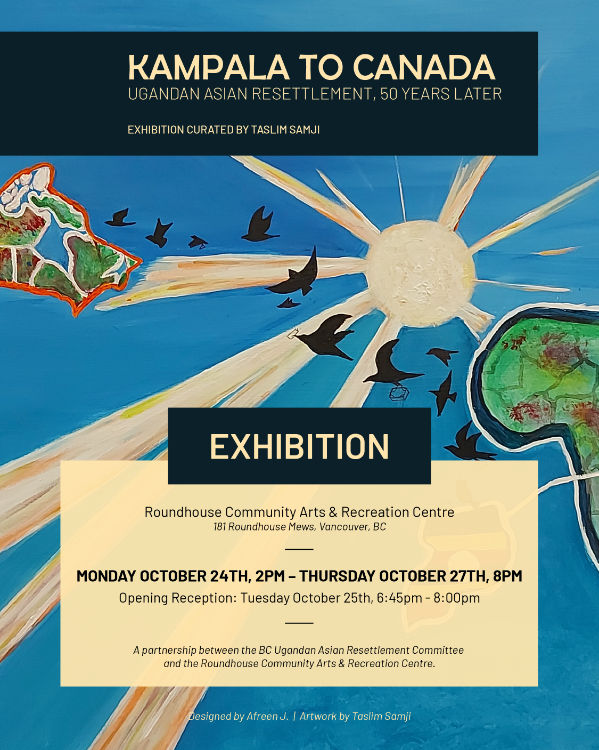Kampala to Canada Art Exhibition Poster