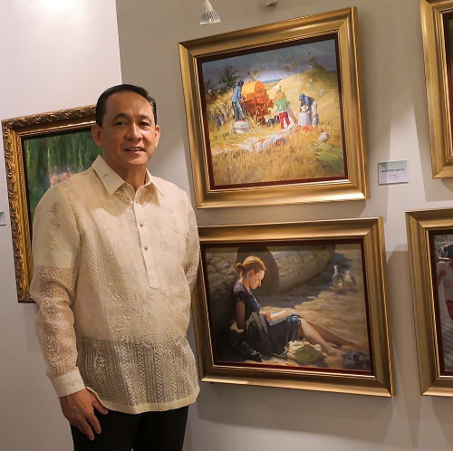 Edgardo Lantin is one of the senior instructors of the New Horizons for Seniors Program of the Dimasalang III International Artist Group.