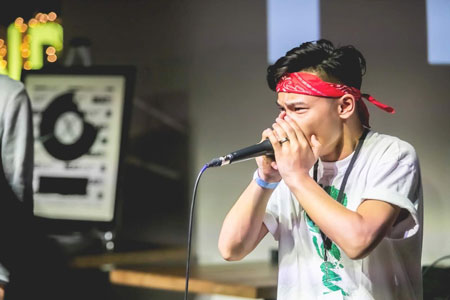 Vino Cuenca beat out 15 other competitors to win the 2019 Canadian Beatbox Championships.